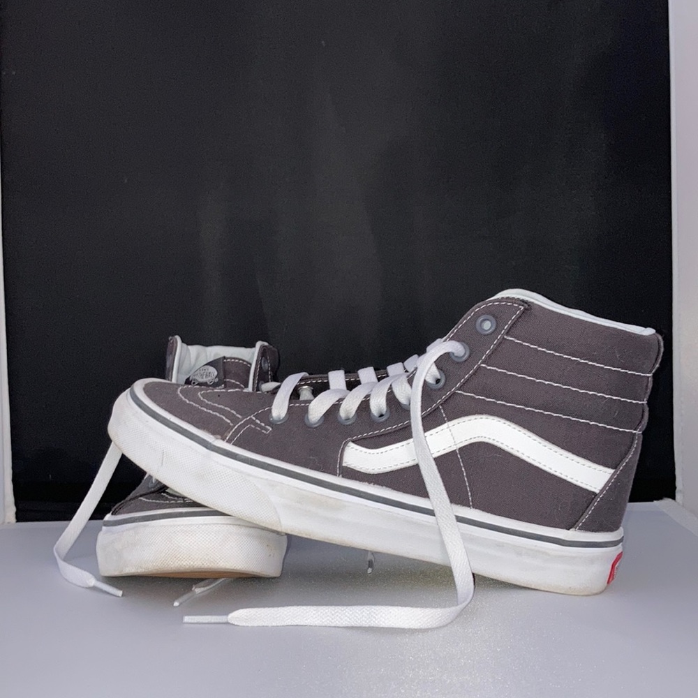 Grey High-Top Vans